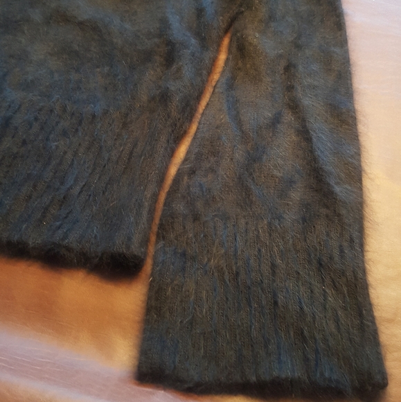 Beautiful size S Spiegel Angora Black Sweater - Picture 2 of 3